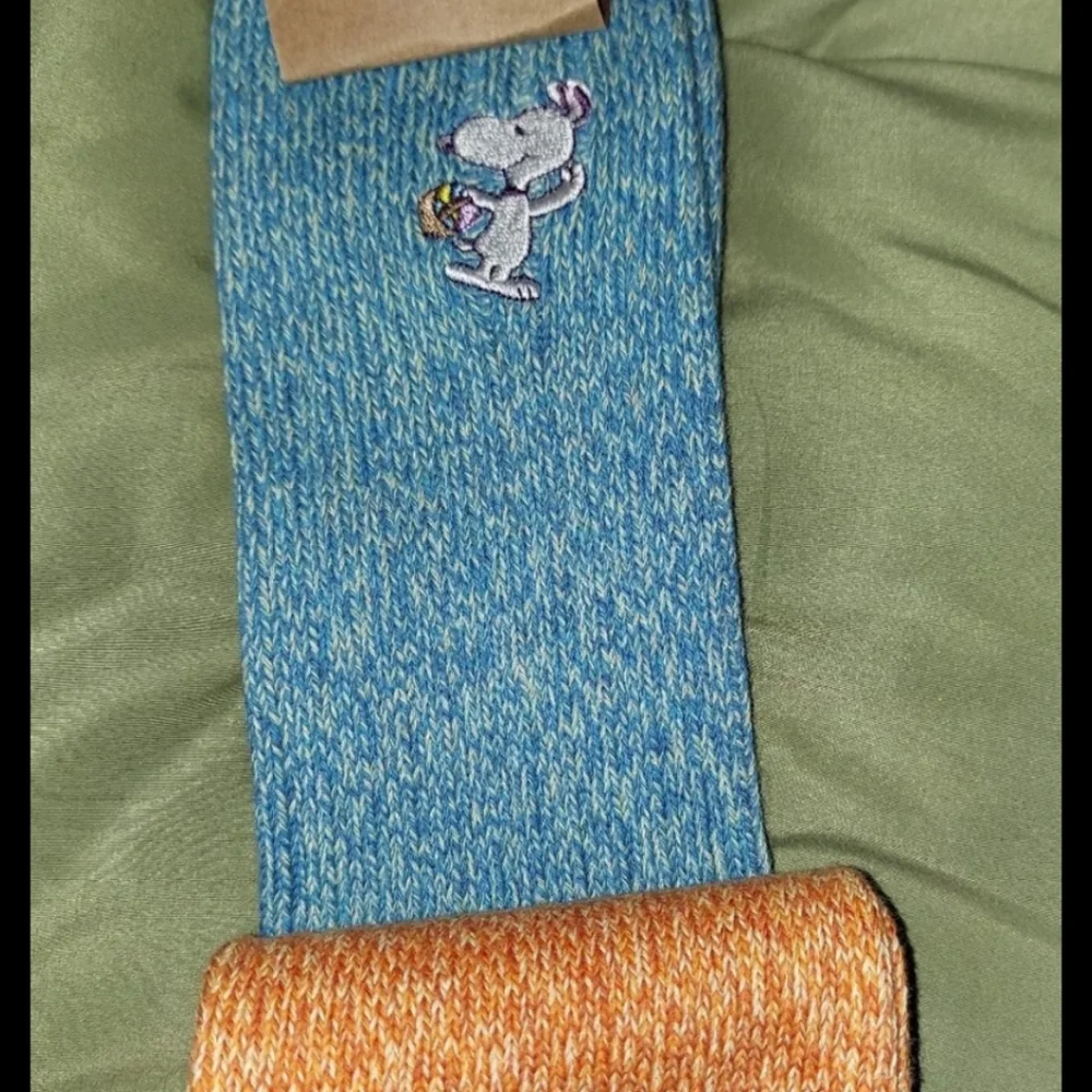 Peanuts® X.J.Crew Lightweight Camp Socks MEN'S Snoopy & Sally OS BNWT SO